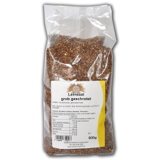 Leinsaat grob geschrotet 400 g